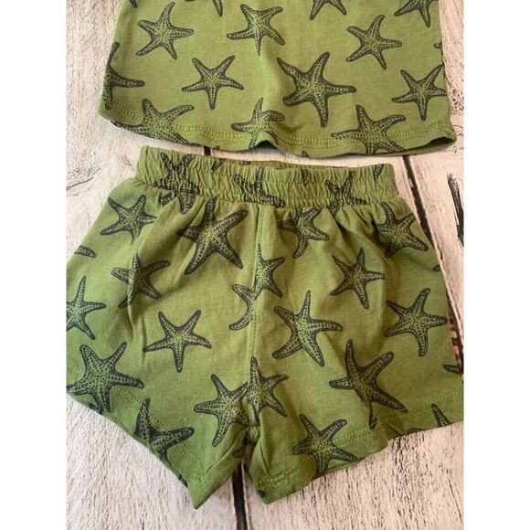 GRAYSON MINI Boy’s Two Piece Starfish Tank and Short Set / Size: 0-3 Months - Picture 3 of 7